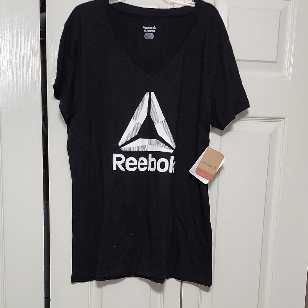 Reebok Black Crew Neck Tee